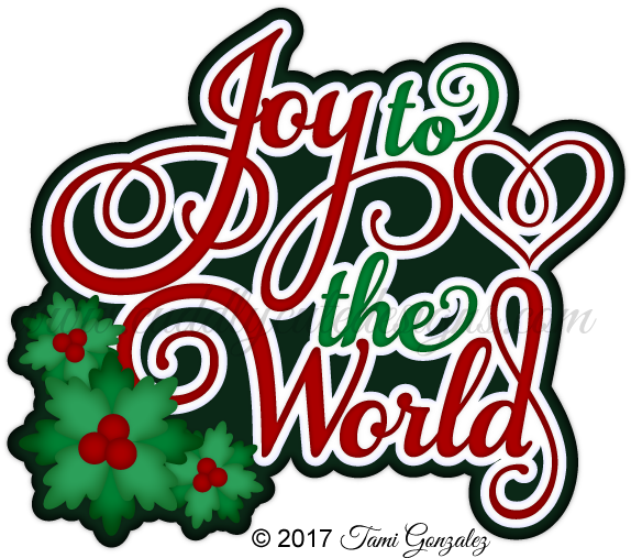 Joy To The World Title (600x600), Png Download
