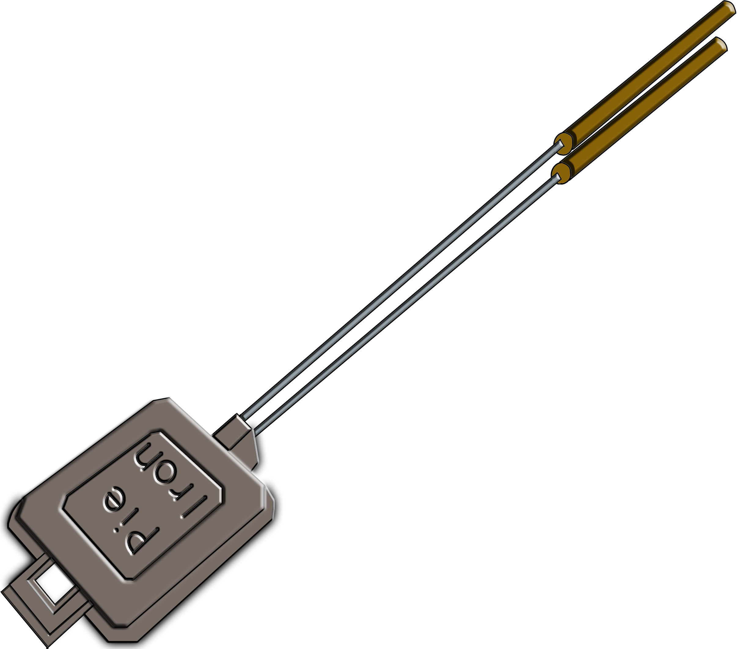 Pie Iron Image - Antena Logarytmiczna A4011 (2412x2125), Png Download