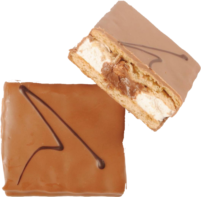 Milk Chocolate Covered Red Fruits S'more - Chocolate (700x700), Png Download