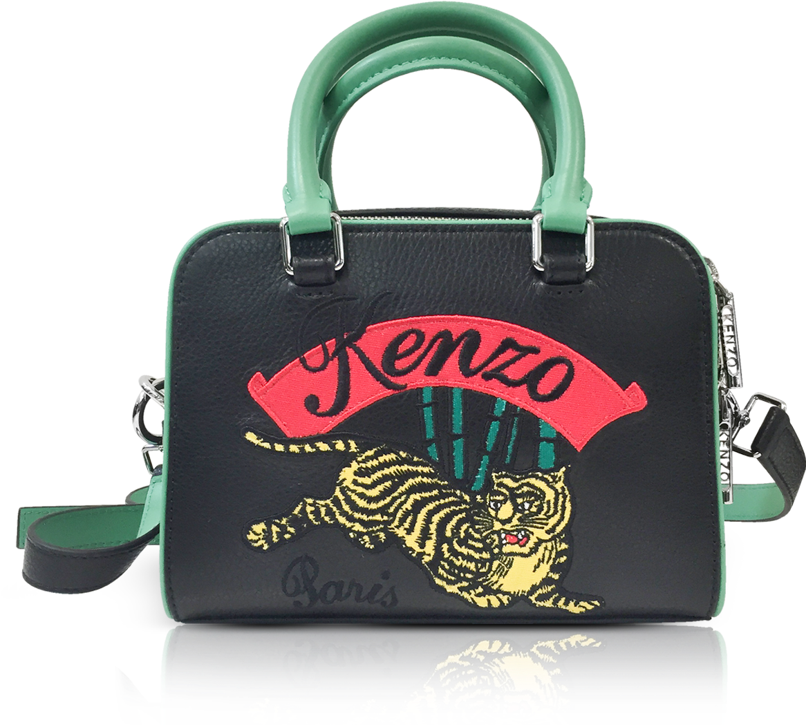 Jumping Tiger Small Crossbody Bag - Handbag (1560x2000), Png Download