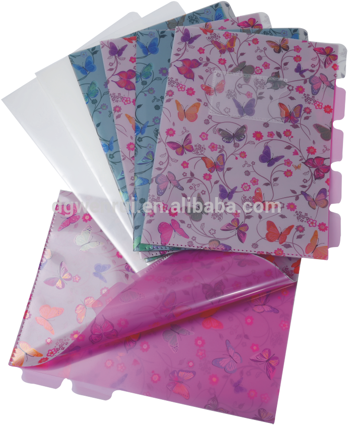 A4 Separator Page File With Pp Cover - Origami Paper (728x890), Png Download