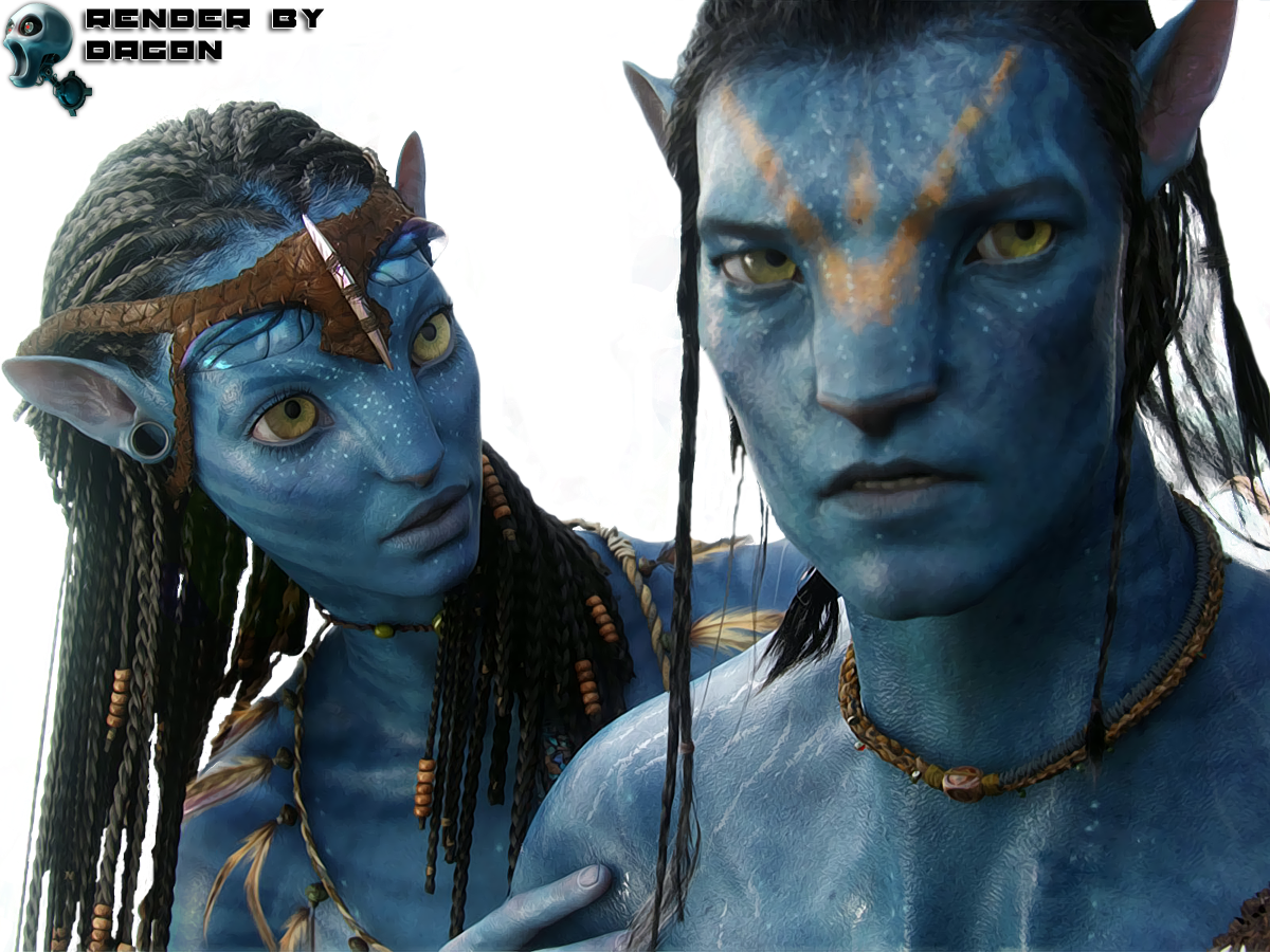 Neytiri And Jake Sully (1200x900), Png Download