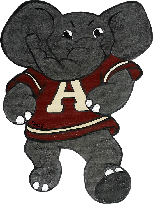 Click And Drag To Re-position The Image, If Desired - Alabama Drawings Roll Tide (525x700), Png Download