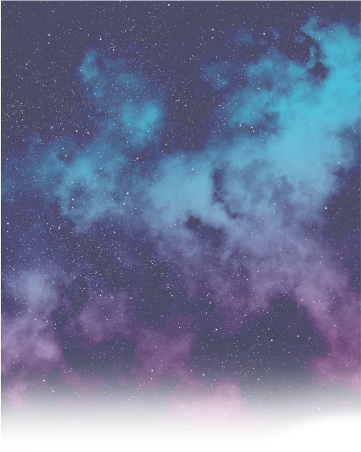 Sticker Galaxy Dark Galaxia Blue Purple Stars Night - Fondos De Pantalla Random (1024x1024), Png Download
