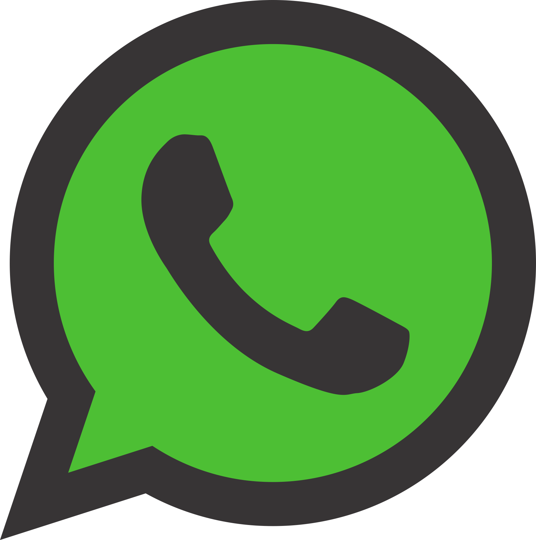 Whatsapp - Whatsapp Icon Png Grey (1713x1726), Png Download