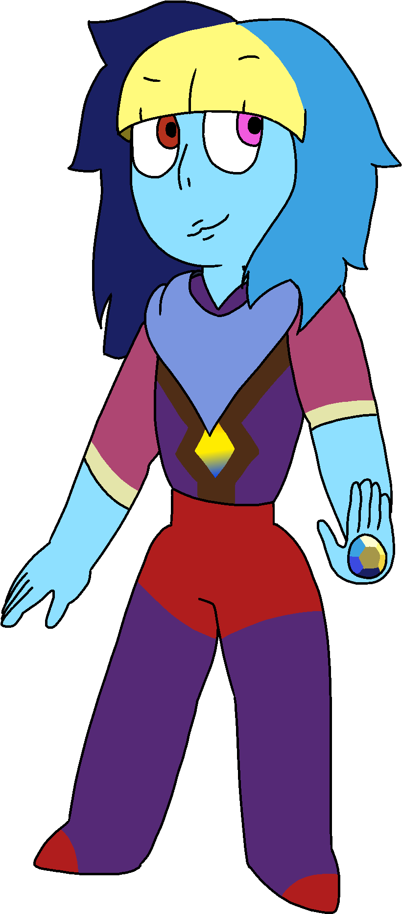 Titanium Quartz - Cartoon (864x1881), Png Download