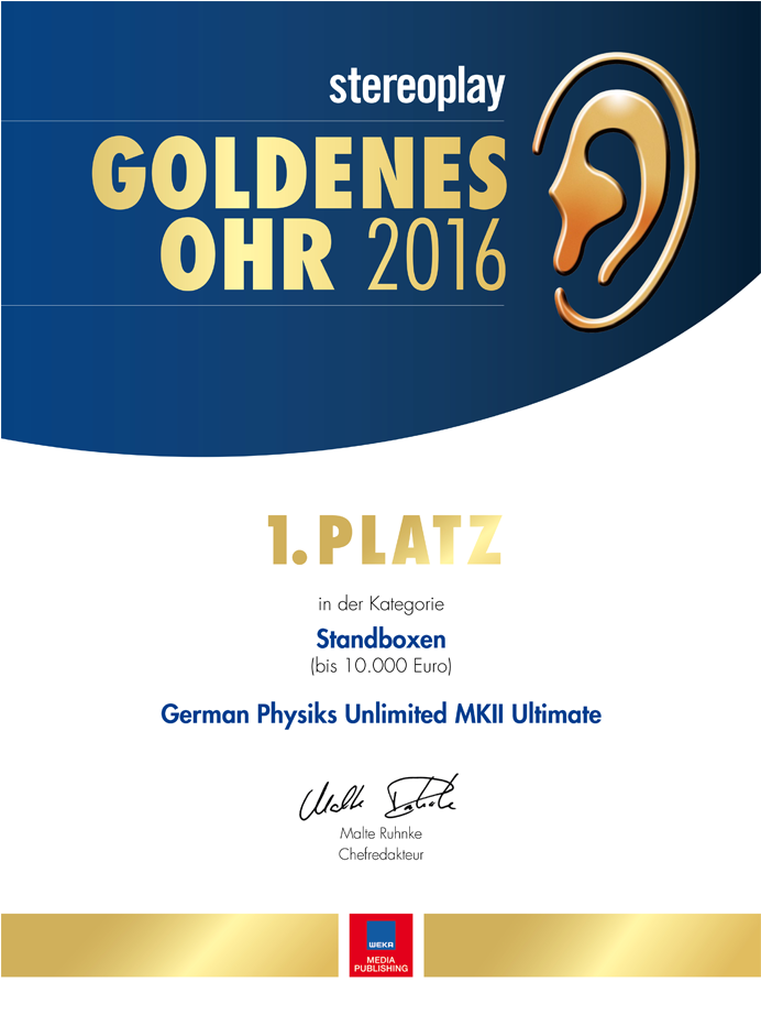 Fweb Unlimited Award Badges 7 - Stereoplay Goldenes Ohr 2017 Kopfhörer (950x950), Png Download