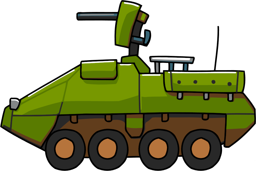 Tank Clipart Army Tanker - Scribblenauts Unlimited Vehicle List (1025x685), Png Download