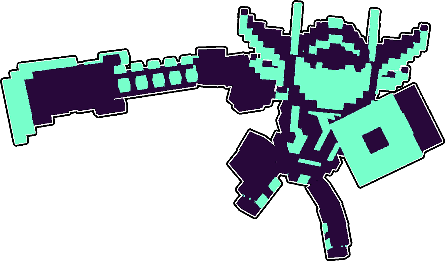 Tried My Hand At The T Shirt Thing Again - Trove Bushin Beatmaster (1920x1080), Png Download