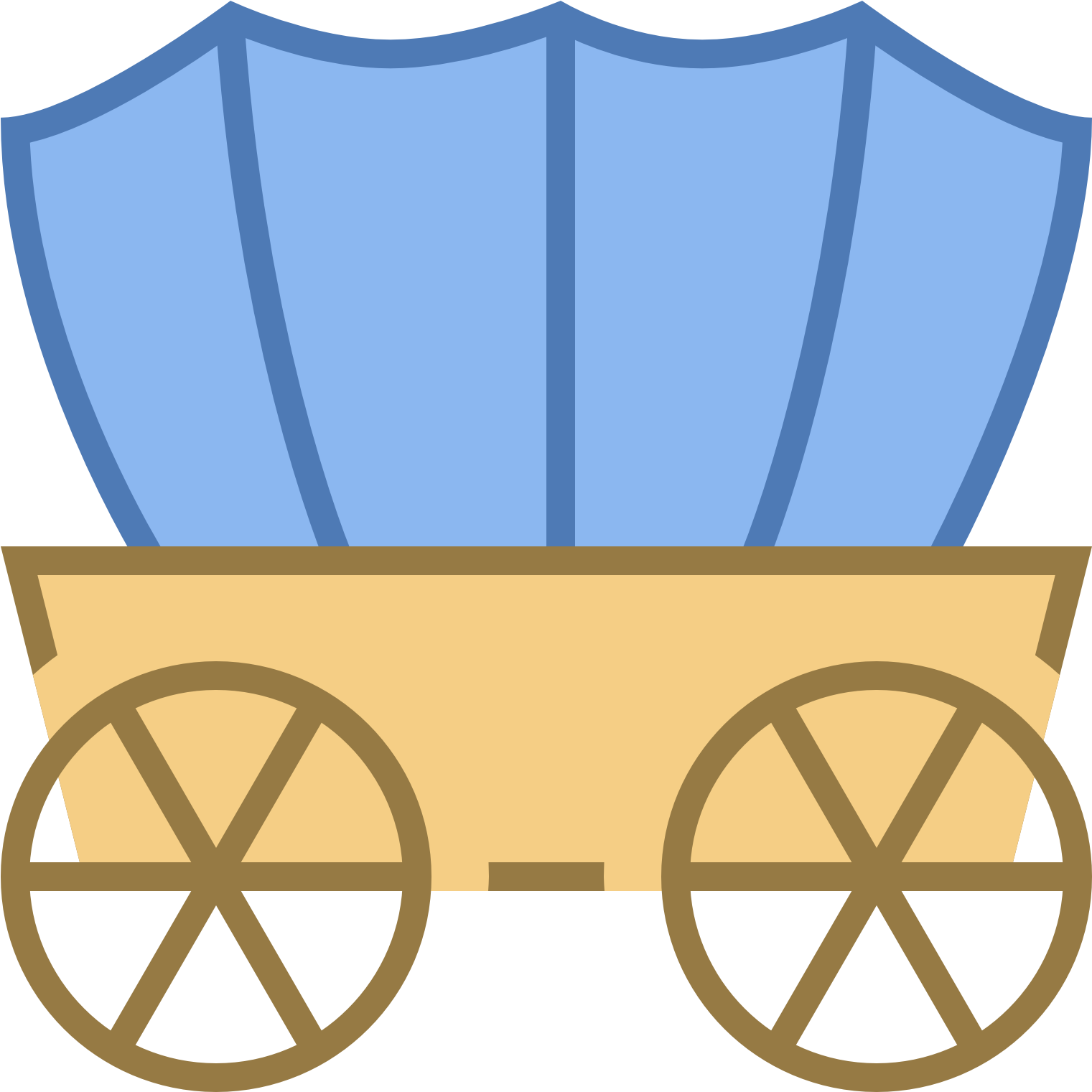 Covered Wagon Cliparts Free Download Best Covered Wagon - Nada Auto Show 2018 Logo (1600x1600), Png Download