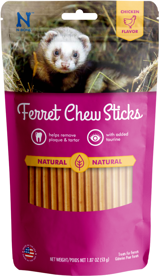 N-bone® Ferret Chew Treats In Chicken (1000x1000), Png Download