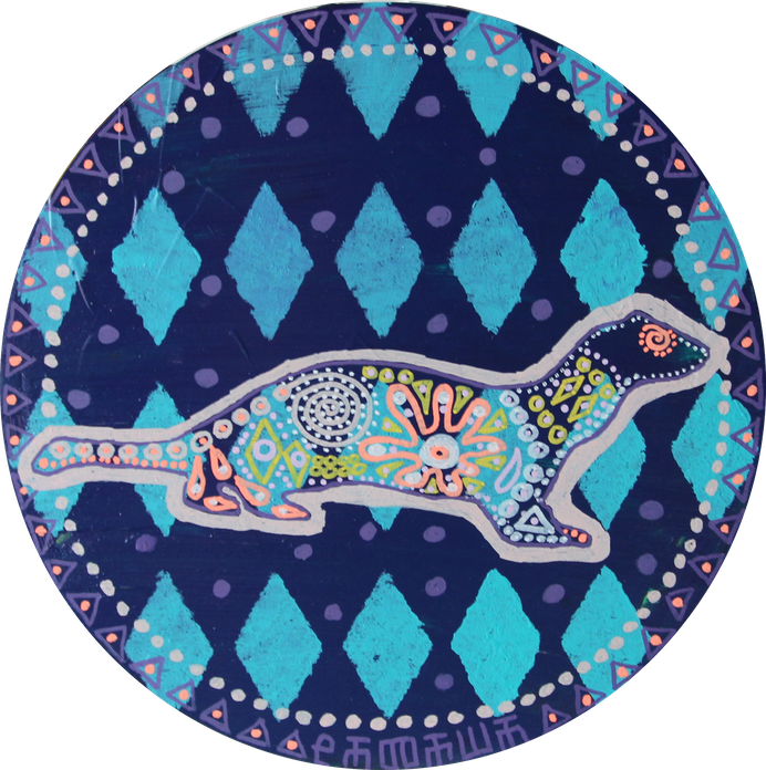 Weasel - Illustration (692x696), Png Download