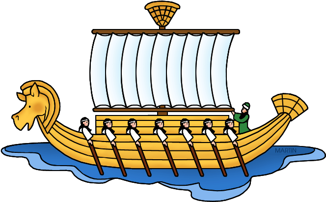 Viking Ship Clipart Transparent (697x450), Png Download