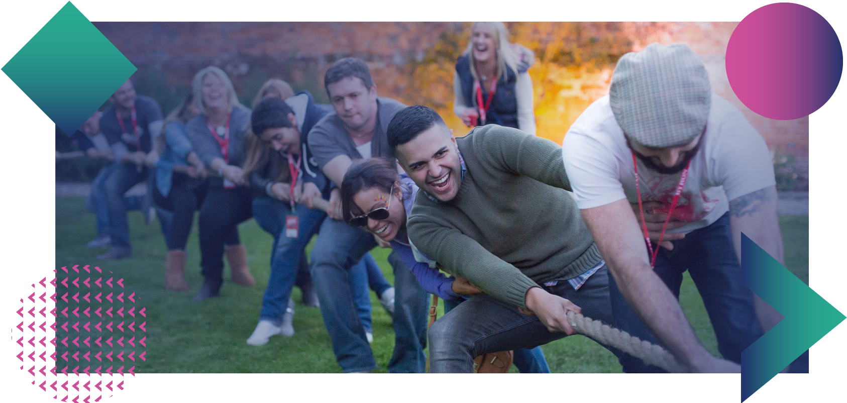 Team Building Events - Sport Day Old People (1863x804), Png Download