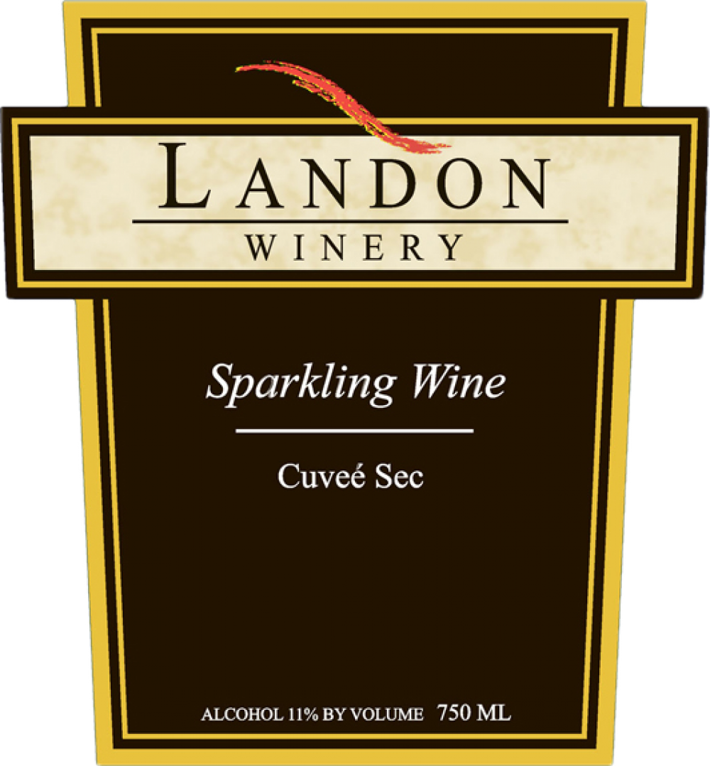 Sparkling Wine - Landon Winery (1000x1078), Png Download