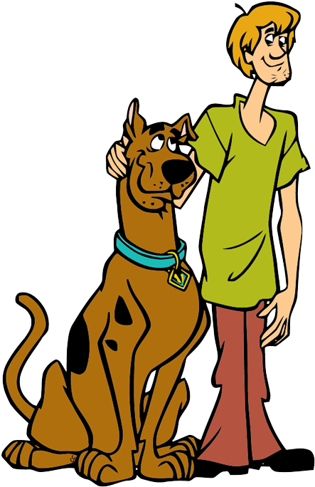 Znalezione Obrazy Dla Zapytania Shaggy Scooby - Scooby Doo Shaggy And Scooby (449x690), Png Download