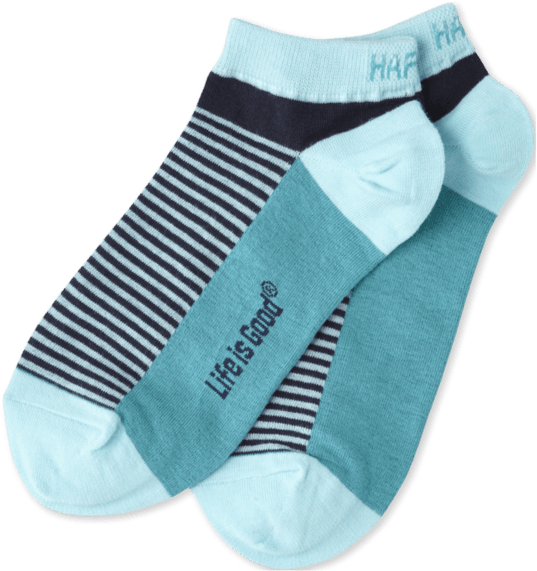 つま先かかとボーダースニーカー用ソックス (570x570), Png Download