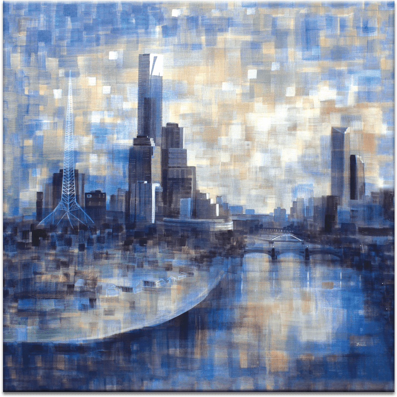 Artist Lane 58jw - P2631 Nighttime Spire View (900x900), Png Download