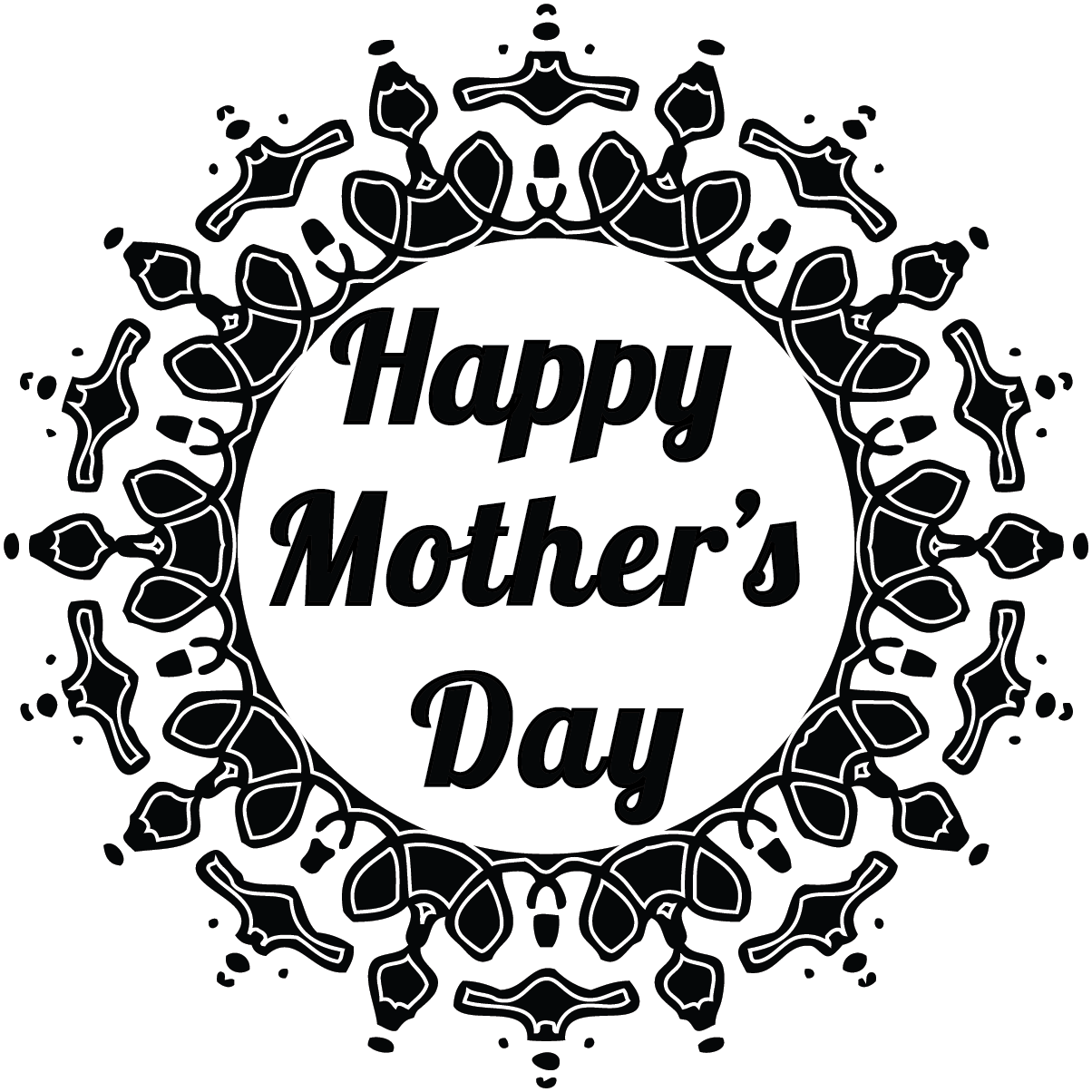 Mothersday - Happy Fathers Day Embroidery Design (1204x1204), Png Download