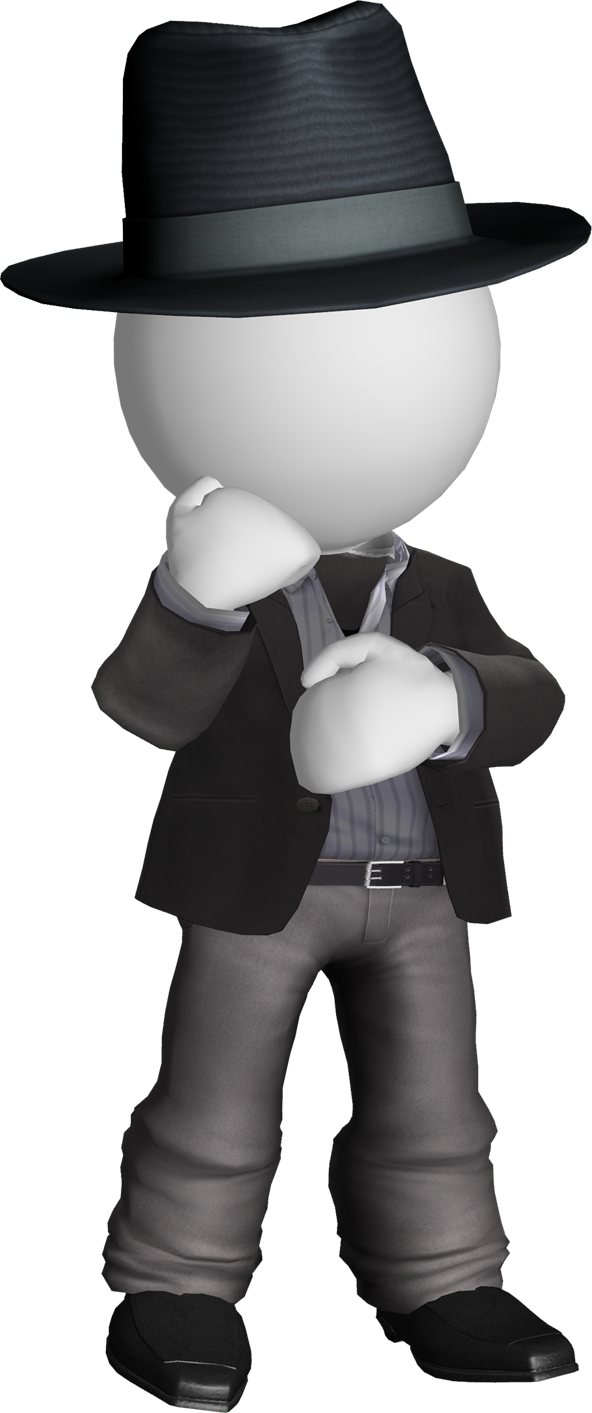 Man With Suit 05 - 3d Man In Suit (592x1413), Png Download