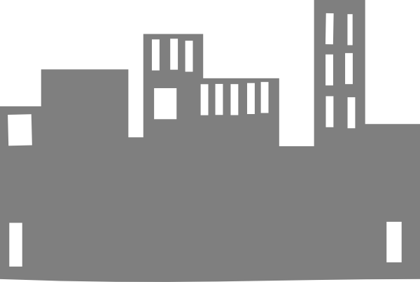 Buildings Blue Tower Clip Art At Clker - Building Clipart Png (600x403), Png Download