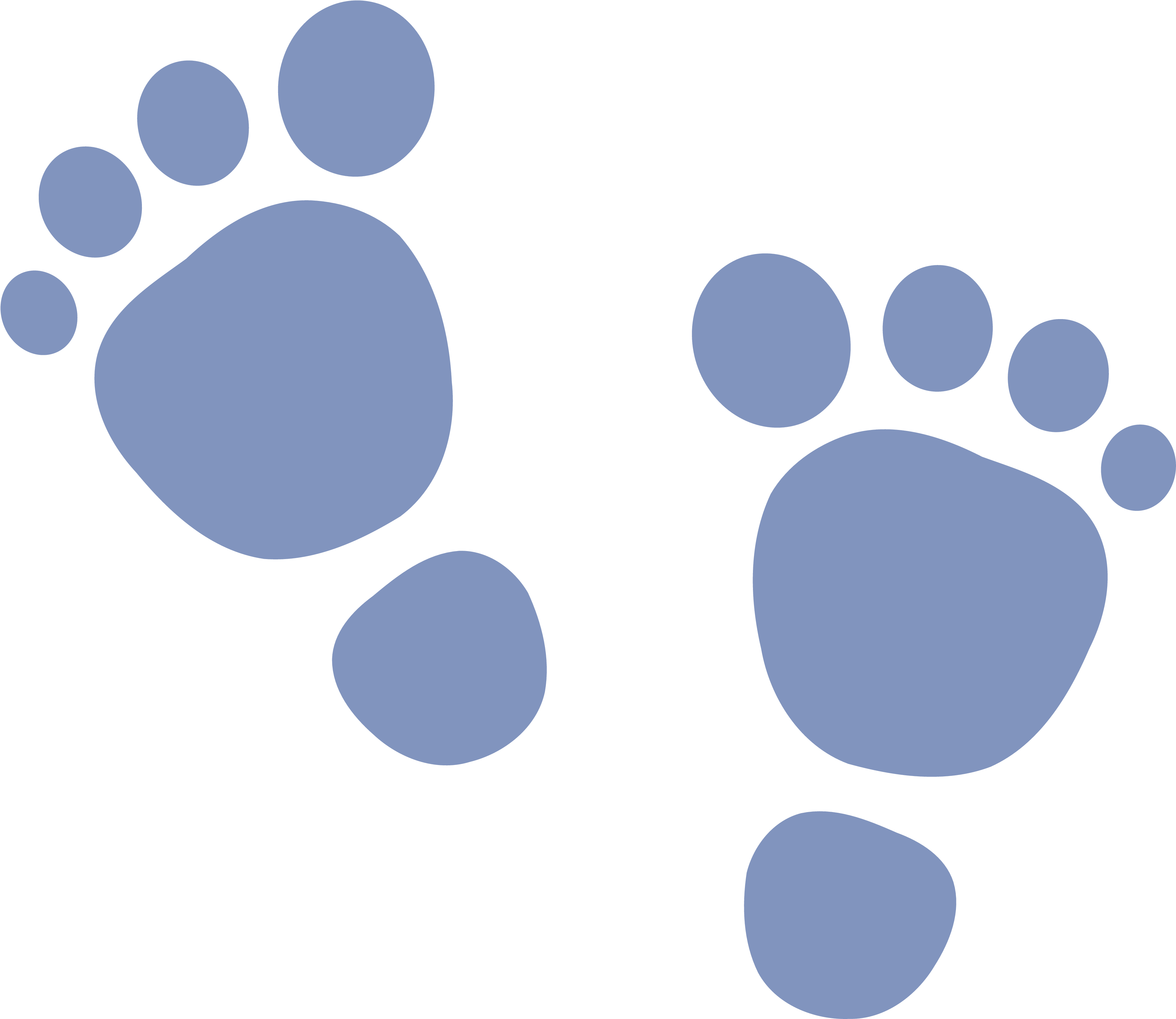 Clip Art Footsteps - Baby Feet Clip Art (3536x3060), Png Download