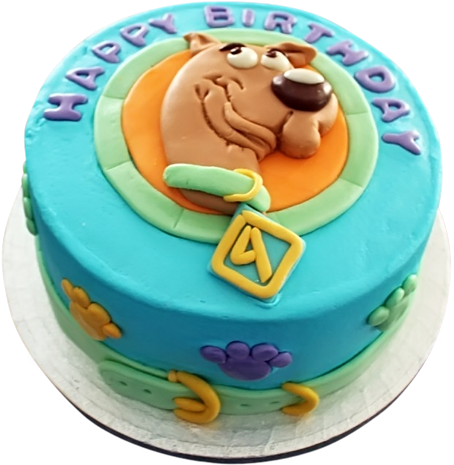 Scooby Doo Birthday Cake - Scooby Doo Birthday Cakes For Girls (500x500), Png Download