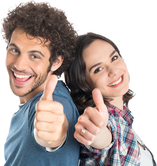 Schedule An Appointment Today - Happy Young Couple Png (650x595), Png Download
