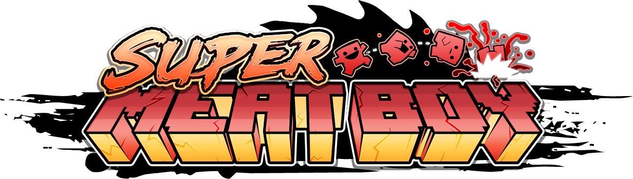 The Ultimate Shitpostthe End Is Nigh - Super Meat Boy Logo Png (1296x367), Png Download