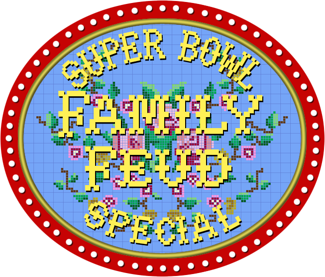 Feud Superbowl 89 - Circle (653x558), Png Download