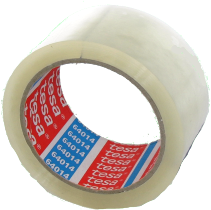 1 Roll Tesa Packing Tape Transparent 66m X 5cm - Adhesive Tape (768x768), Png Download