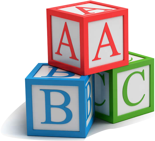 A B C Blocks (700x546), Png Download