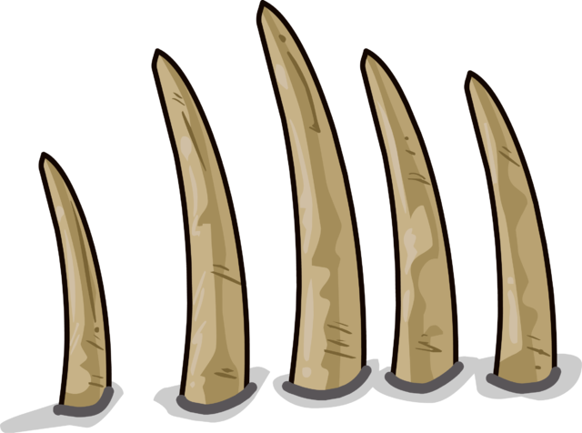Dinosaur Bones Sprite 001 - Bone (640x476), Png Download