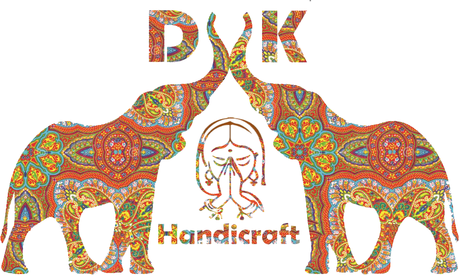 Hand Printed Fabric, Bagru Print Fabric, Block Print - Dvk Handicraft (1024x724), Png Download