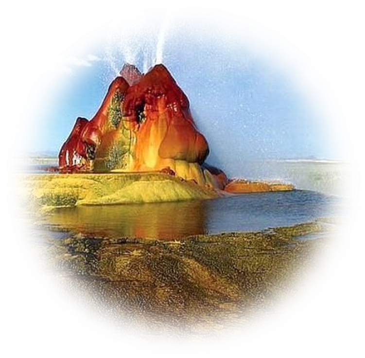 Editor Online Png Banner Black And White Stock - Fly Geyser (767x761), Png Download