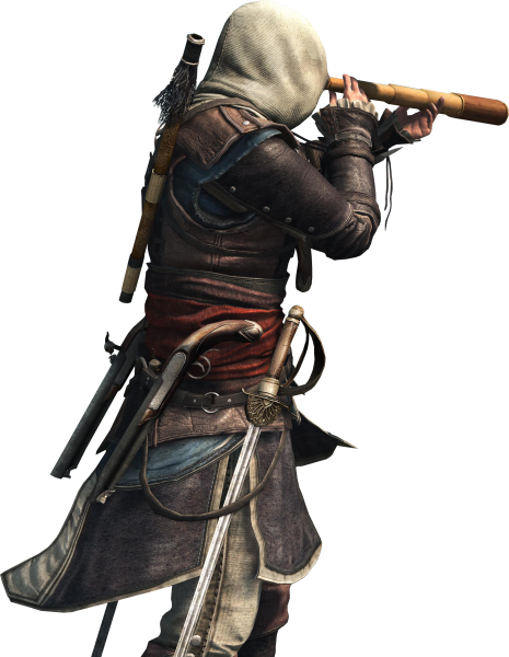 Assassin's Creed Iv Black Flag Render Comments - Assassin's Creed 4 Png (465x600), Png Download