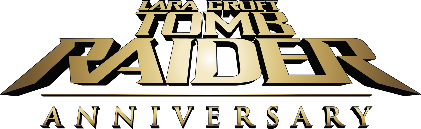 Tomb Raider - Anniversary - Lara Croft Tomb Raider Anniversary Logo (1933x689), Png Download