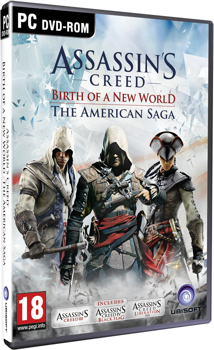 Birth Of A New World Compiles Assassin's Creed 3, 4 - Assassins Creed Collection Pc (841x1200), Png Download
