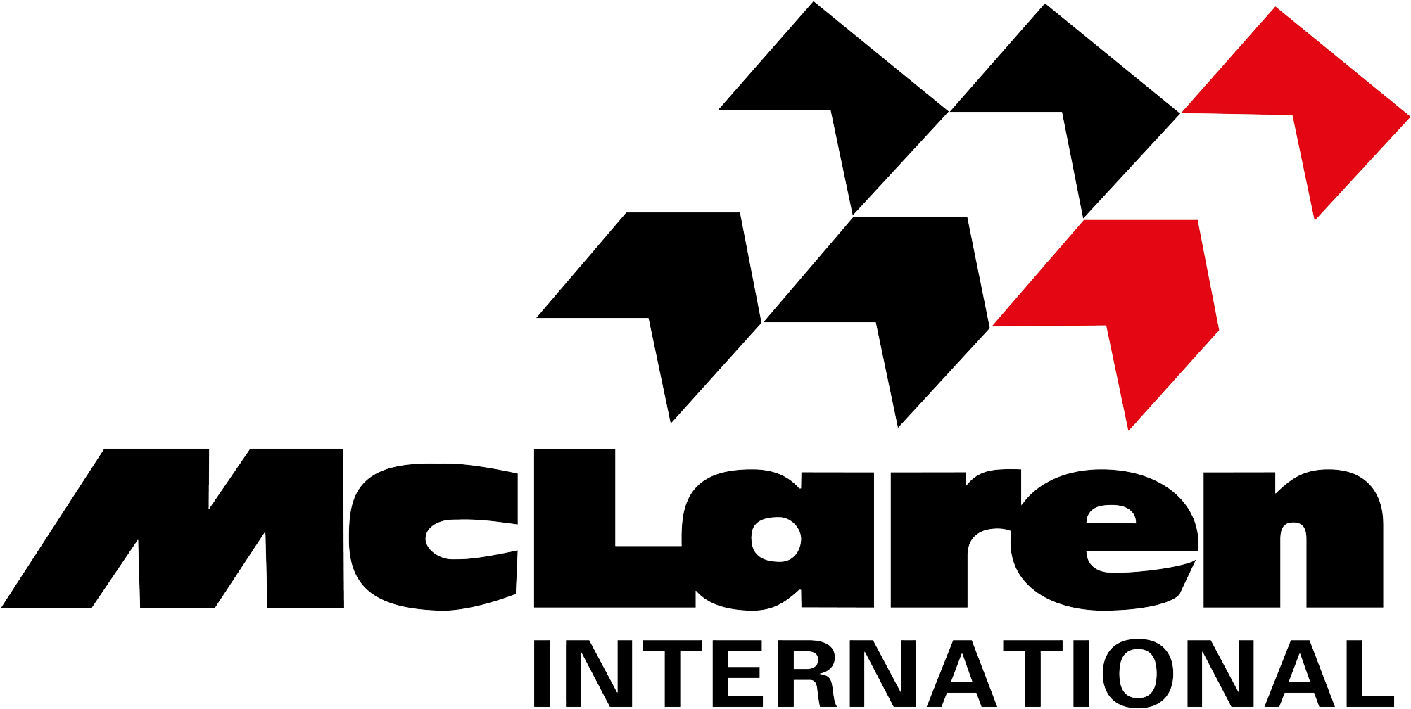 In 1980, Mclaren's Logo Was Changed, Using Hints From - Mclaren International Logo (802x404), Png Download