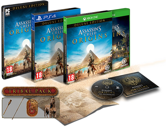 Assassin's Creed Origins Deluxe Edition (560x433), Png Download