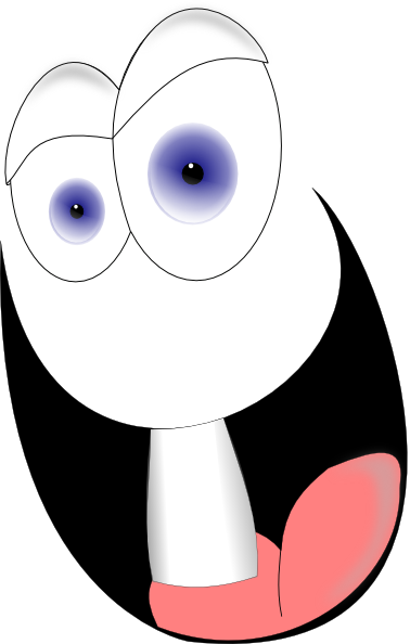 Laughing Mouth Clipart Laughing Cartoon Clip Art Ebojdt - Laughing Cartoon Eye Png (378x594), Png Download