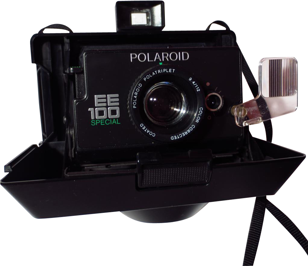 Vintage Polaroid Ee - Land Camera (1023x1023), Png Download