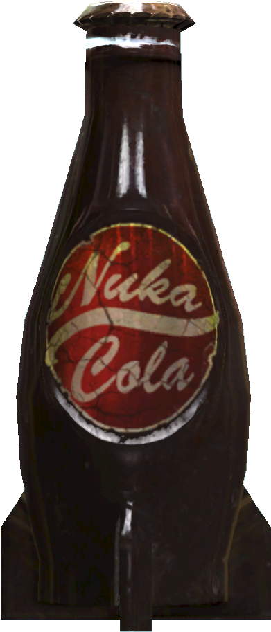 Picture Library Ice Cold Fallout Wiki Fandom Powered - Nuka Cola Bottle (510x964), Png Download