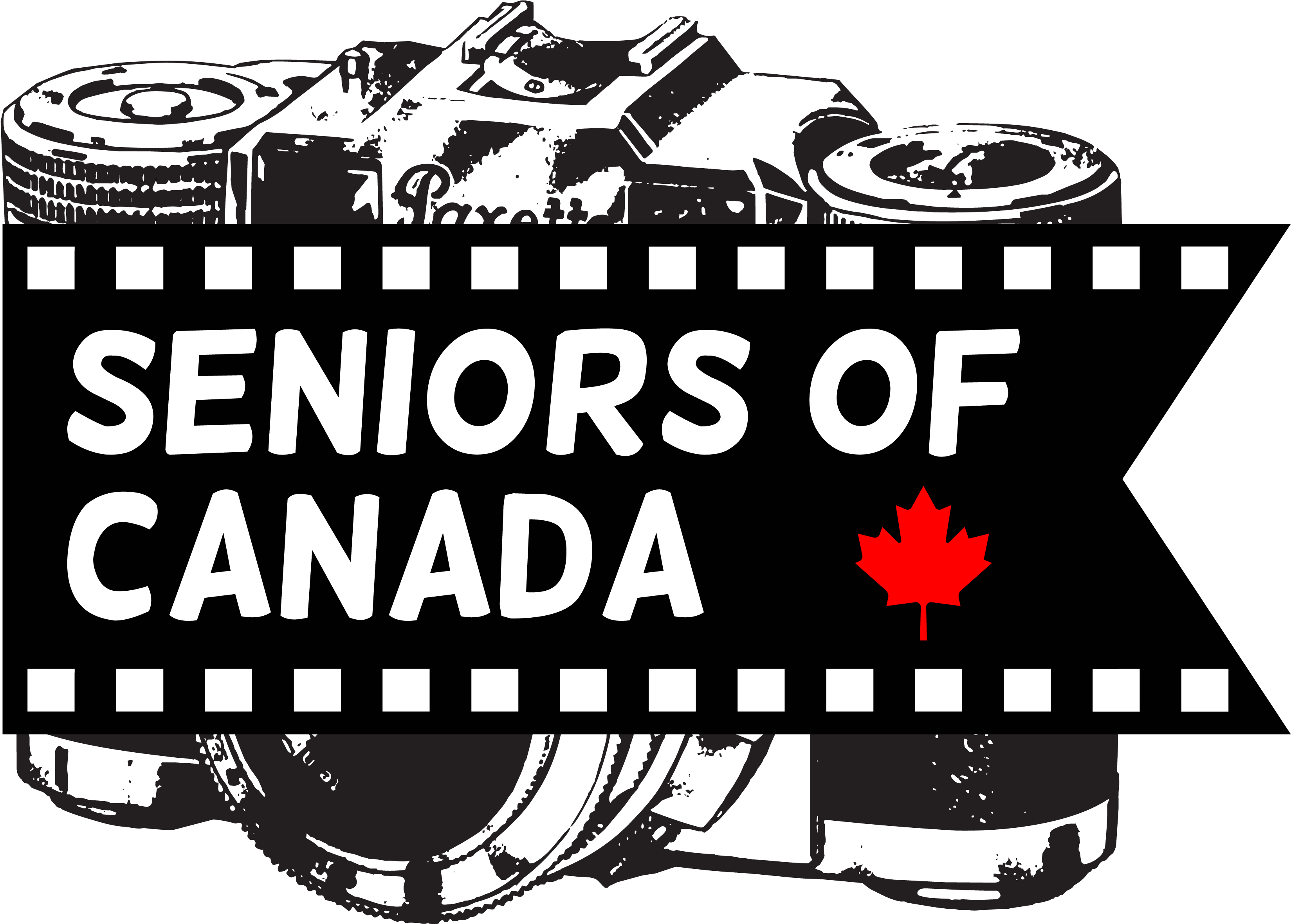 Seniors Of Canada Vintage Camera Logo - Tattify Retro Camera Temporary Tattoo - No Phone Cam (3334x2500), Png Download