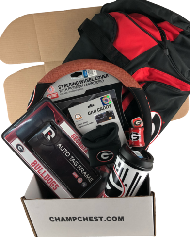 Georgia Bulldogs Subscription Box - Subscription Box (392x488), Png Download