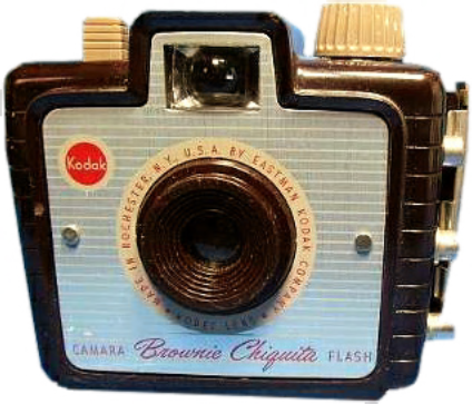 Camera Brownie Chiquita Flash - Camera (424x363), Png Download