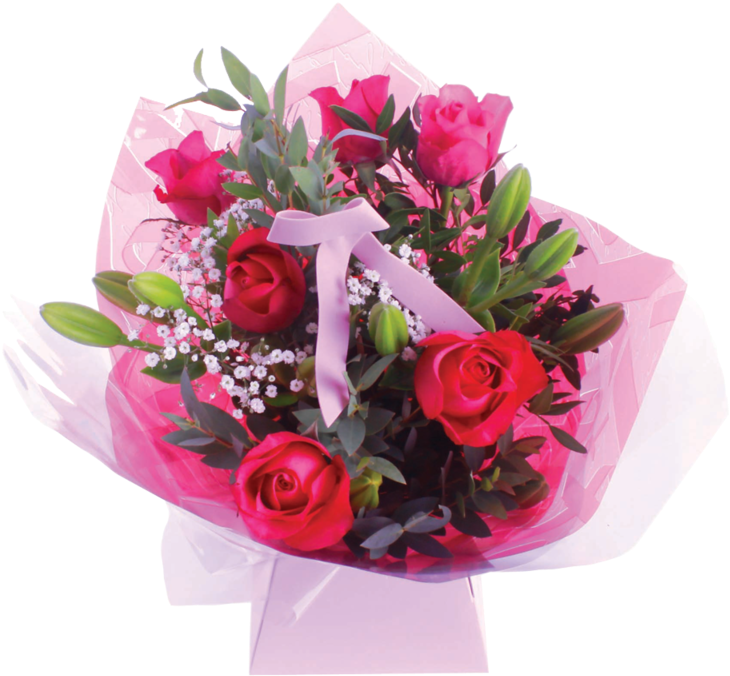 Abc Rose Boquet - Lovely Roses (800x800), Png Download