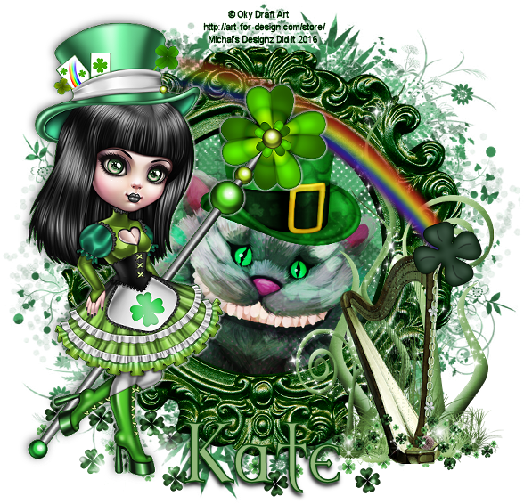 Alice Didn't Follow A Rabit, She Followed A Leprechaun - Illustration (600x600), Png Download
