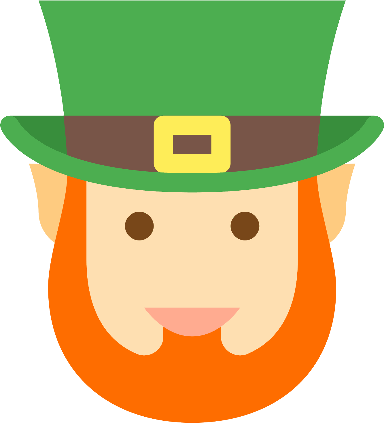 Leprechaun Png Coloring Page - Leprechaun Png (1600x1600), Png Download