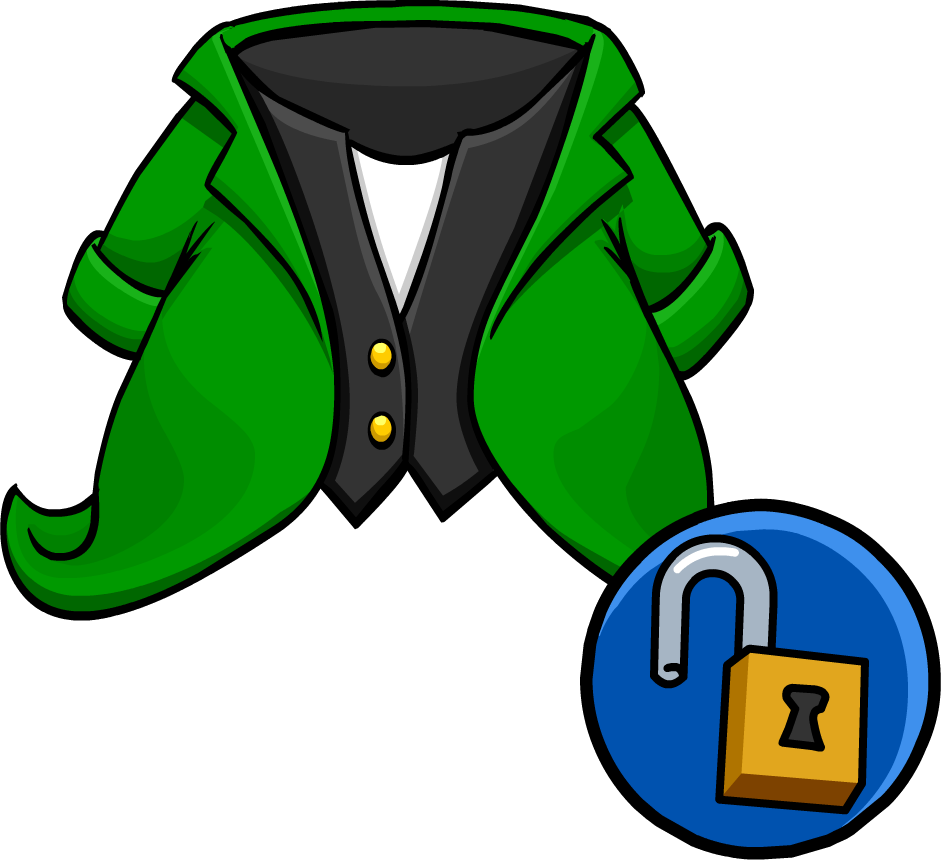 Leprechaun Tuxedo Unlockable Icon - Leprechaun Clothes (941x860), Png Download